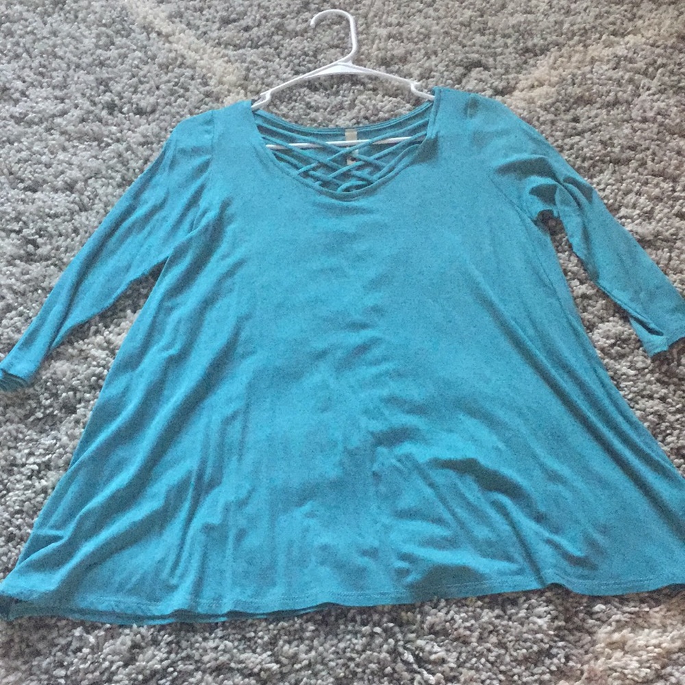 Blue pomelo boutique blouse